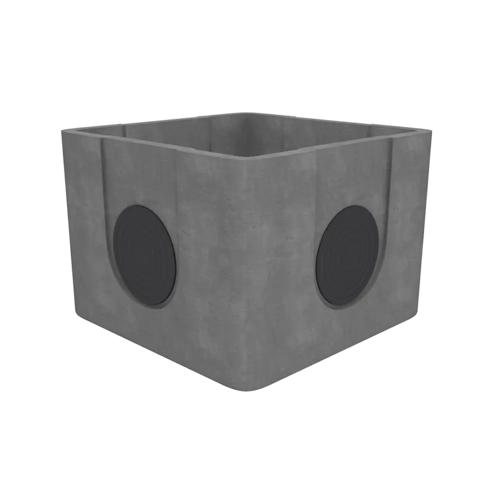 Boîte Béton à Opercules 50 x 50 cm Storaxo