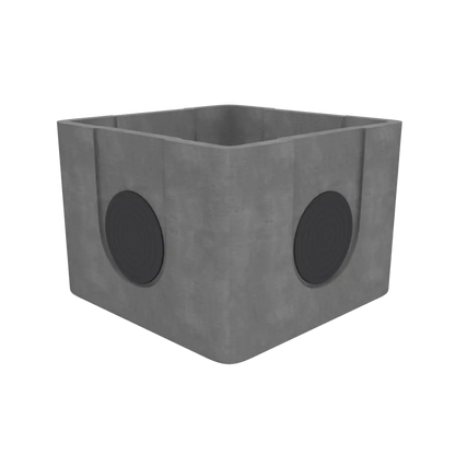 Boîte Béton à Opercules 50 x 50 cm Storaxo