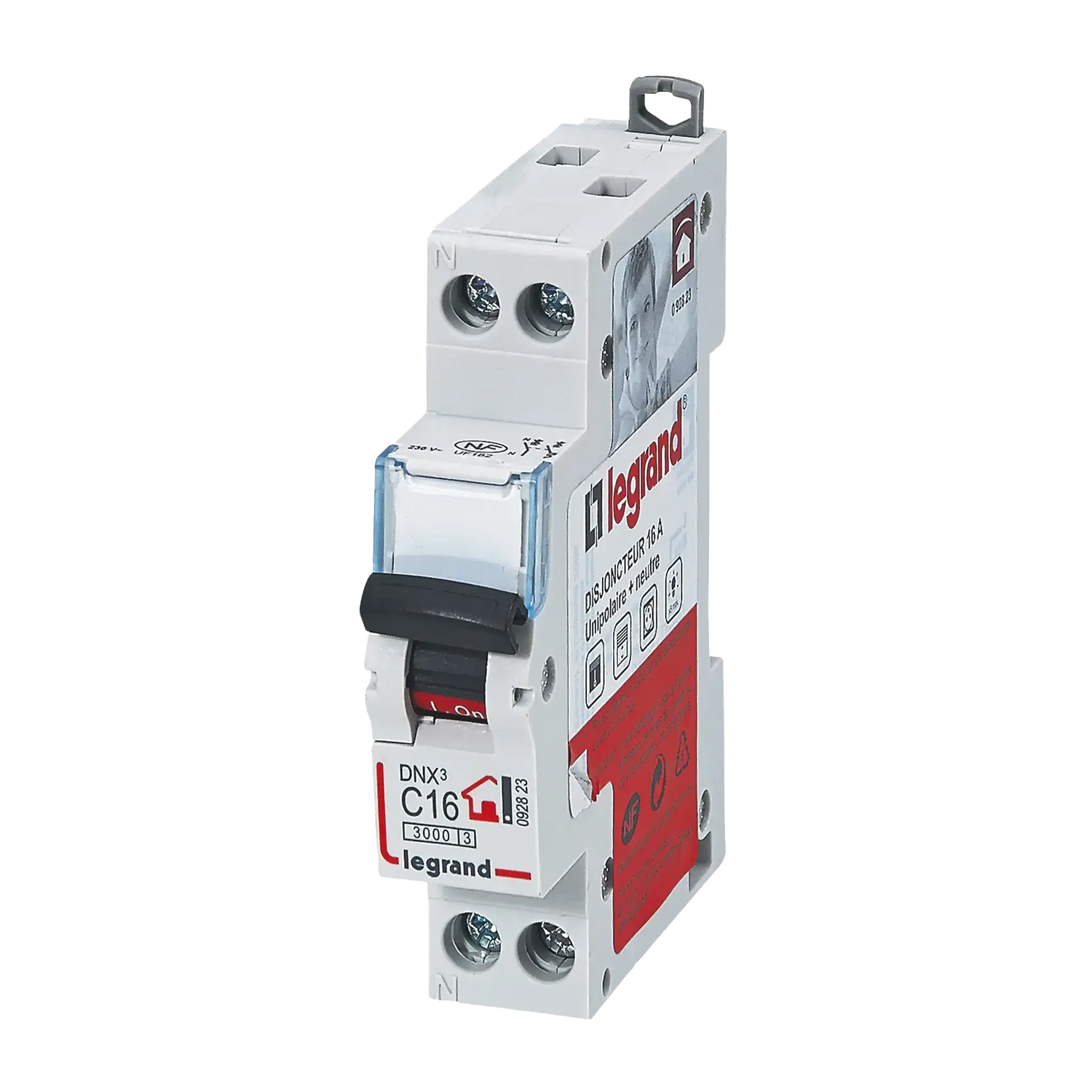 Photo produit du disjoncteur modulaire 16 A