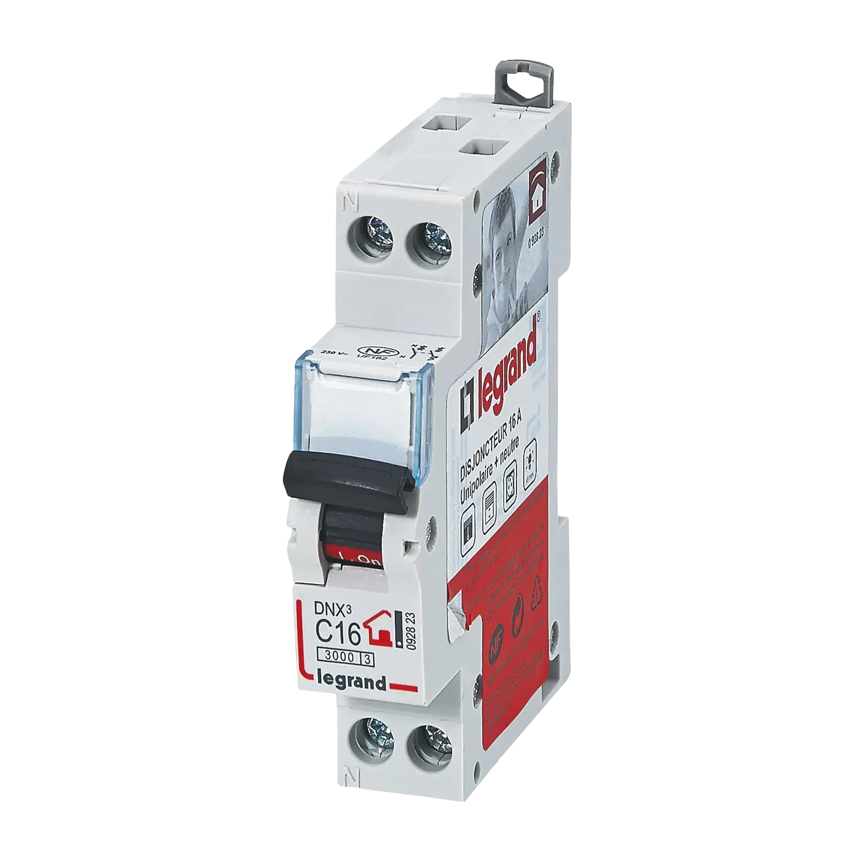 Photo produit du disjoncteur modulaire 16 A
