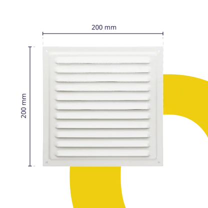 Grille de ventilation 200x200mm Storaxo