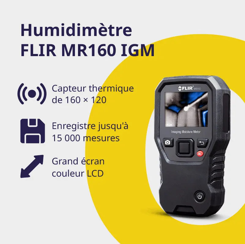 Humidimètre imageur FLIR MR160 IGM Storaxo