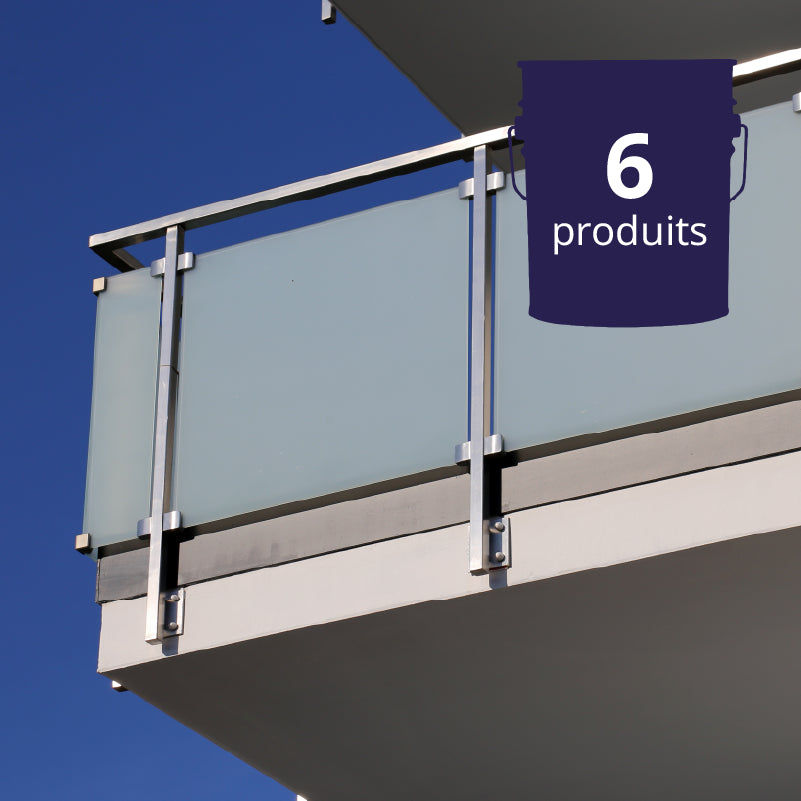 Kit Étanchéité Terrasse et Balcon Béton - Système EDC Certifié Néopolymers