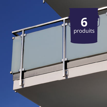 Kit Étanchéité Terrasse et Balcon Béton - Système EDC Certifié Néopolymers