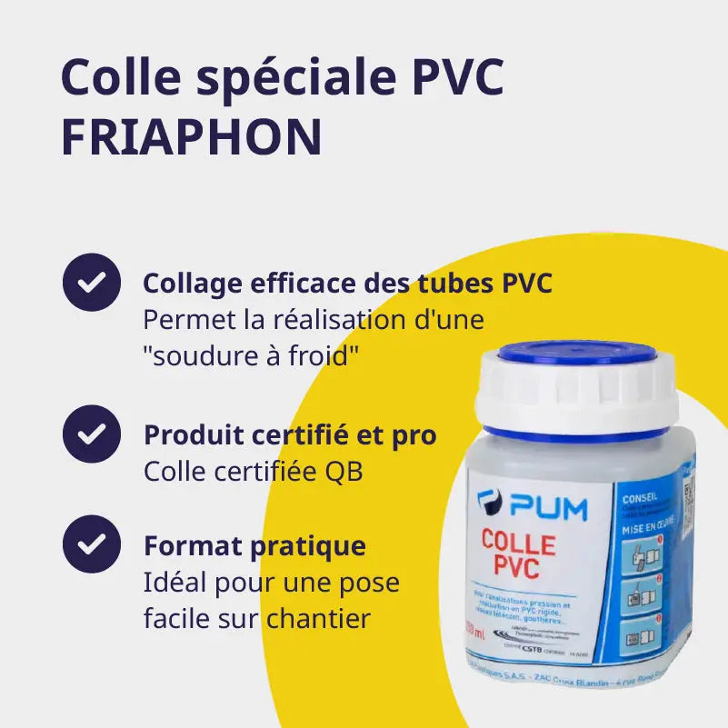 Colle spéciale PVC avec ses avantages