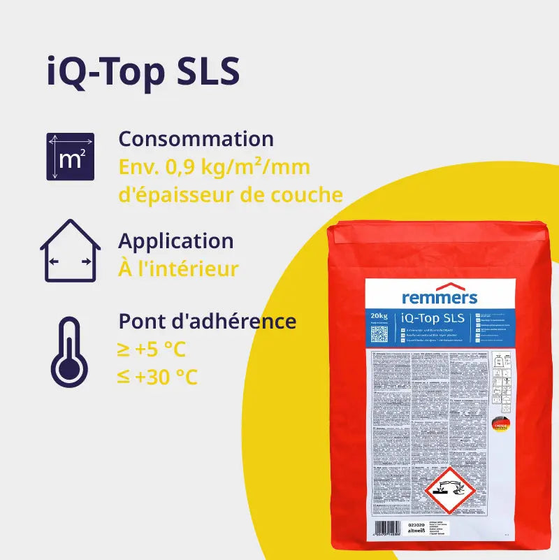 iQ Top SLS Remmers – Enduit d’armature et de surface iQ-Therm Remmers