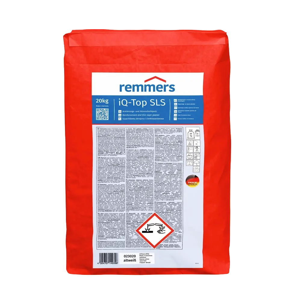 iQ Top SLS Remmers – Enduit d’armature et de surface iQ-Therm Remmers
