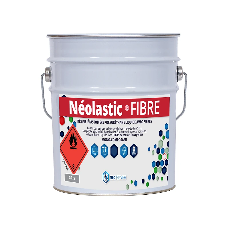 Néolastic® PU Fibre - Membrane renfort fibres anti-UV Néopolymers
